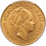 Netherlands. 10 Gulden, 1933. PCGS MS64
