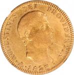 MEXICO. Empire of Iturbide. 4 Escudos, 1823-MoJM NGC EF Details--Excessive Surface Hairlines.