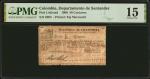 COLOMBIA. Departmento de Santander. 50 Centavos, 1900. P-Unlisted. PMG Choice Fine 15.