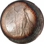 1901-B年英国贸易银元站洋一圆银币。孟买铸币厂。GREAT BRITAIN. Trade Dollar, 1901-B. Bombay Mint. Victoria. NGC MS-65.