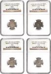 GREAT BRITAIN. Quartet of Pennies (4 Pieces), ND (1279-1307). Bristol Mint. Edward I. All NGC Certif