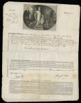 Beautiful 1809 Insurance Policy and Related Items. Phoenix Insurance Company 1809, policy number 273