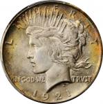 1921 Peace Silver Dollar. High Relief. MS-65 (PCGS).