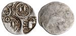 Ancient India. Vidarbha. Punchmarked coinage. AR ½ Karshapana, ca. 5th-4th Century BC. 1.66 gms. Fou
