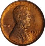 1918-S Lincoln Cent. MS-64 RD (PCGS).