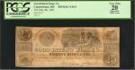 Cumberland, Maryland. Good Intent Stage Co. 1841. 25 Cents. PCGS Currency Very Fine 20 Apparent. Min