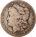 1885-CC Morgan Silver Dollar. Good-4 (PCGS).