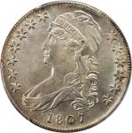 1807 Capped Bust Half Dollar. O-112. Rarity-1. Large Stars, 50/20. AU Details--Repaired (PCGS).