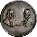(ca. 1834) Par Nobile Fratrum Medal. By James Bale. Musante GW-144, Baker-202. Silver. MS-64 (PCGS).