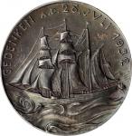 KARL GOETZ MEDALS. Germany. Sinking of the "Niobe" Silver Medal, 1932. Munich Mint. PCGS MATTE SPECI
