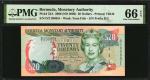 BERMUDA. Lot of (3)  Bermuda Monetary Authority. 20, 50 & 100 Dollars, 2000-07. P-53a, 54b & 55a. PM