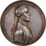 1782 Johan Derk, Baron van der Capellen Medal. Betts, p. 305. Silver shells, 49.3 mm. MS-61 (PCGS).