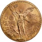 MEXICO. 50 Pesos, 1946. Mexico City Mint. PCGS MS-66.