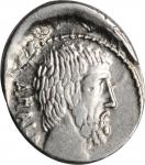 ROMAN REPUBLIC. Q. Servilius Caepio (M. Junius) Brutus. AR Denarius, Rome Mint, 54 B.C. GOOD VERY FI