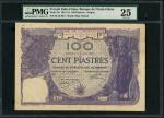 French Indochina, 100 Piastres, 8.4.1919, serial number M.16 954, handsigned at lower left, Vietname