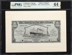 TRINIDAD & TOBAGO. Lot of (2). Royal Bank of Canada. 5 Dollars, ND (1920). P-S151p1 & S151p2. Front 