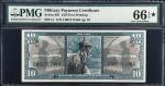 Military Payment Certificate. Series 681. $10. PMG Gem Uncirculated 66 EPQ.