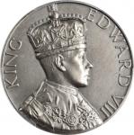 GREAT BRITAIN. Edward VIII Abdication Silver Medal, 1936. PCGS MATTE SPECIMEN-64 Gold Shield.
