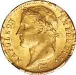 France. 1811. Gold. NGC MS62. AU. 20Franc. Napoleon I Laureate Head Gold 20 Francs