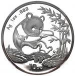 1994年熊猫纪念银币1盎司等一组2枚 NGC MS 69 Lot of two China (Peoples Republic), lot of 2 silver 10 yuan (1 oz) Pa