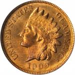 1909-S Indian Cent. MS-65 RD (PCGS).
