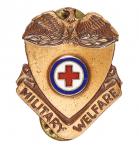 第二次世界大战美国红十字会军事证章一枚