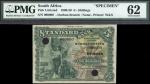 Standard Bank of South Africa Limited, (Rhodesia), specimen 5 shillings, Durban, 1 January 1912, ser