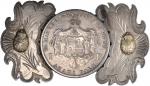 1883 Hawaiian Dollar Silver Belt Buckle.
