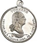 Circa 1882 Phillipse Manor medal. Musante GW-979, Baker-376A. White Metal. MS-62 (PCGS).