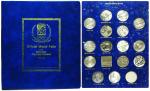 Olympics Medal Folio, recasts of the medals from 1908 - 1984, uncirculated, housed in their original
