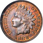 1888 Indian Cent. MS-64 RB (NGC).
