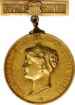 1923 State Department Lifesaving Medal. Gold. 35.6 mm. 38.4 grams, inclusive of pin-back hanger. By 