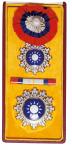 民国时期国民政府青天白日勋章特种大绶正章、副章各一枚