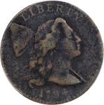 1794 Liberty Cap Cent. S-22. Rarity-1. Head of 1794. Fine Details--Environmental Damage (PCGS).