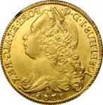BRAZIL. 6400 Reis, 1765-R. Rio de Janeiro Mint. Jose I. NGC AU-58.