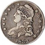 1833 Capped Bust Half Dollar. VF-35 (PCGS). CAC.