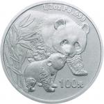 2004熊猫100元纪念钯金币