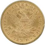 1898年美国10美元金币一枚，近未使用品