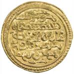 ILKHAN: Ghazan Mahmud, 1295-1304, AV dinar (4.30g), Mardin, AH707, A-2170, nice strike, but slightly