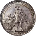 1720 John Law From Riches to Ruin medal. Betts-128. Silver. MS-63 (PCGS).