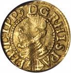 SPAIN. Catalonia. 1/3 Trentin, 1618. Barcelona Mint. Philip III (1598-1621). NGC VF-35.