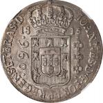 BRAZIL. 960 Reis, 1815-B. Bahia Mint. Joao as Prince Regent. NGC AU Details--Reverse Scratched.