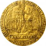 BELGIUM. Flanders. Lion dOr, ND (1346-84). Ghent Mint. Louis II de Male. PCGS MS-62 Gold Shield.
