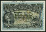 Hong Kong and Shanghai Banking Corporation, specimen $1, 1 July 1913, serial number 776001-876000, b
