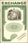 1962 American Bank Note Company Engraved Brochure "The Exchange." Very Fine.