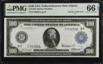 Fr. 1104. 1914 $100 Federal Reserve Note. Atlanta. PMG Gem Uncirculated 66 EPQ.