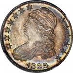 1829 Capped Bust Half Dollar. O-111. Rarity-2. Small Letters Reverse, Recut 9. MS-64+ * (NGC). CAC.