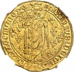 FRANCE / CAPÉTIENSCharles VII (1422-1461). Royal d’or, 1ère émission ND (1429-1431), Tours.