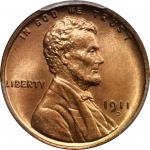 1911-D Lincoln Cent. MS-67 RD (PCGS).