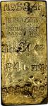 Kellogg & Humbert Assayers Gold Ingot. Serial No. 634. 48.30 Ounces, .840 fine. $838.69 Contemporary